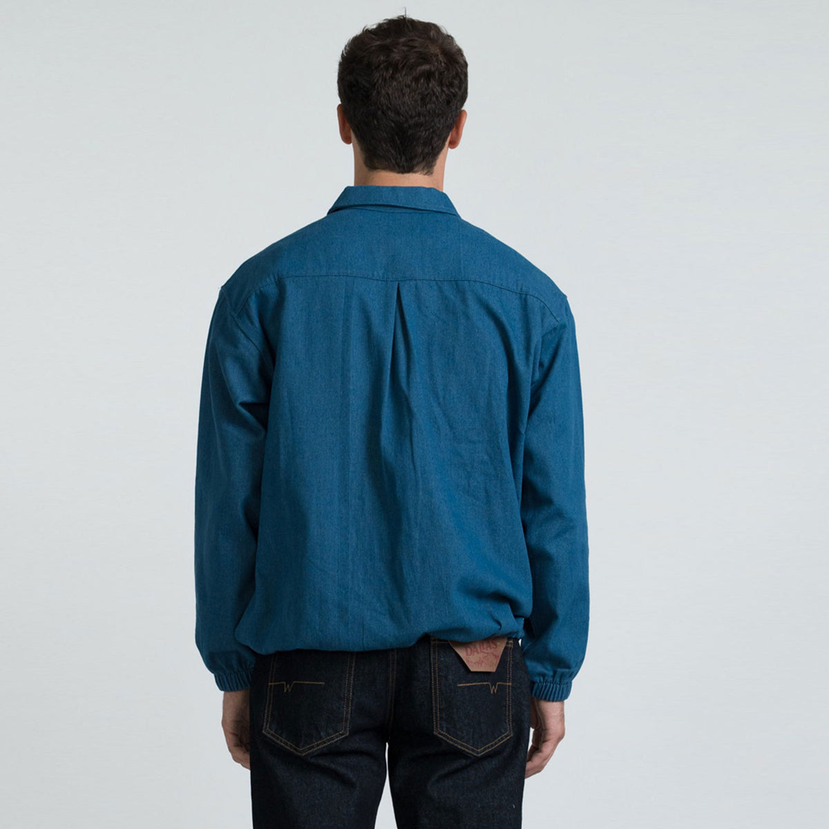 Ohio M/L Pullover PoloShirt blue denim
