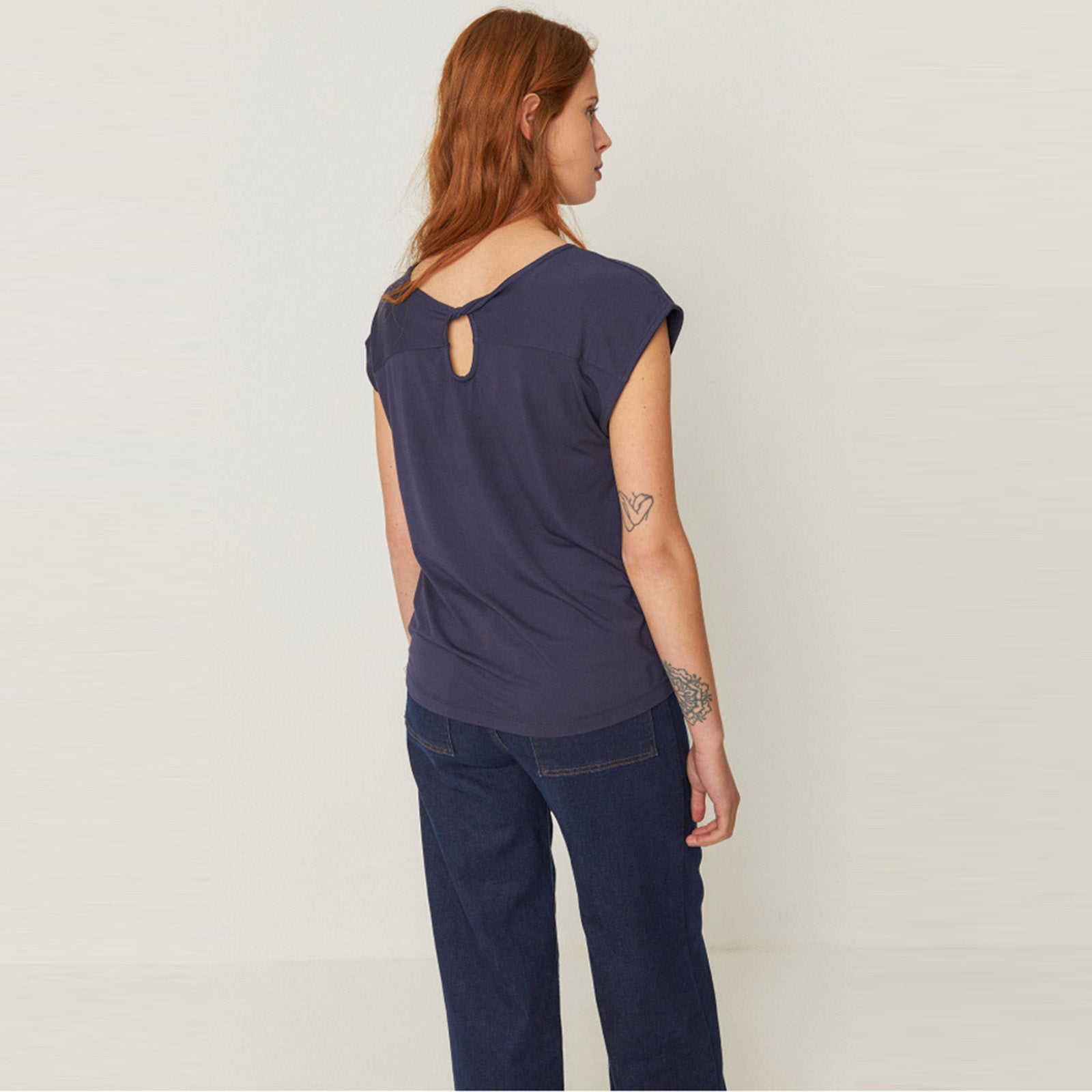 Zur-4 Tee navy violet