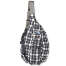 Mini Plaid Rope Bag oatmeal