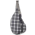 Mini Plaid Rope Bag oatmeal