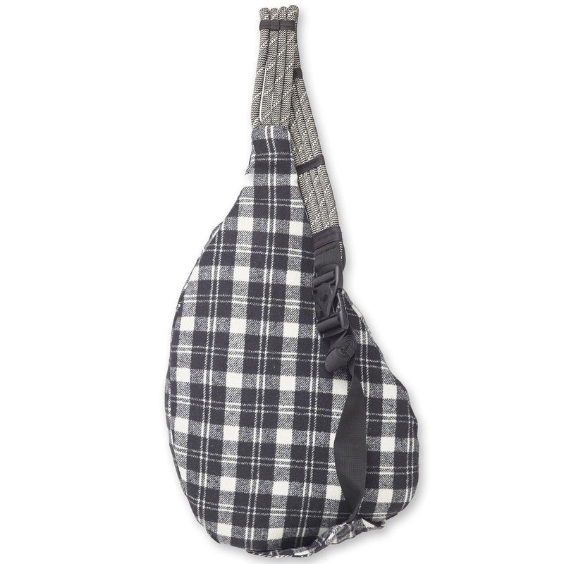 Mini Plaid Rope Bag oatmeal
