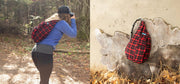 Plaid Rope Bag lumberjack