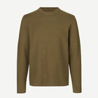 Gunan Crew Neck Jumper dark olive