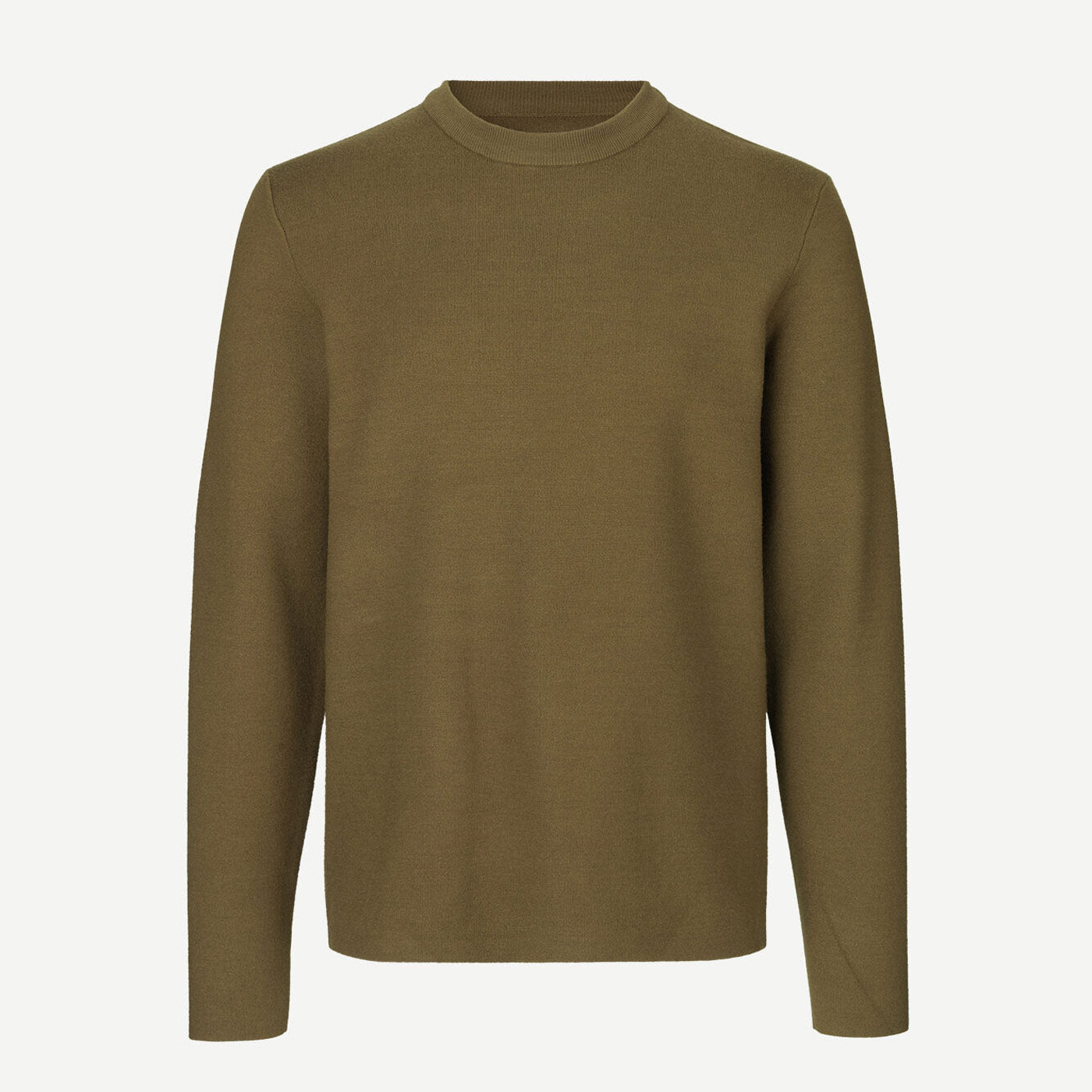 Gunan Crew Neck Jumper dark olive