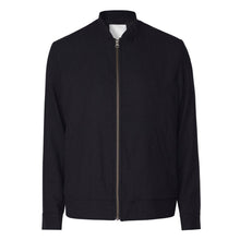 Marshall Wool Bomber Jacket dark navy