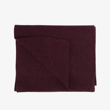 Merino Wool Scarf oxblood red