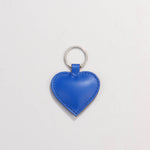 Heart Keyring neon blue