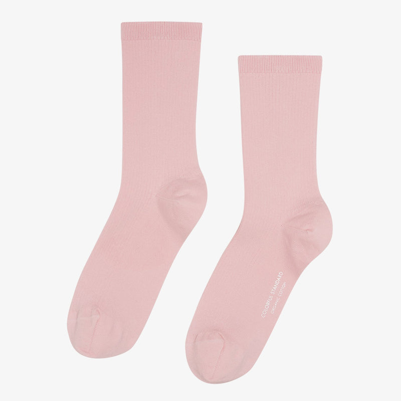 Women Classic Organic Socks faded pink