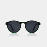 Marvin Sunglasses green marble transparent