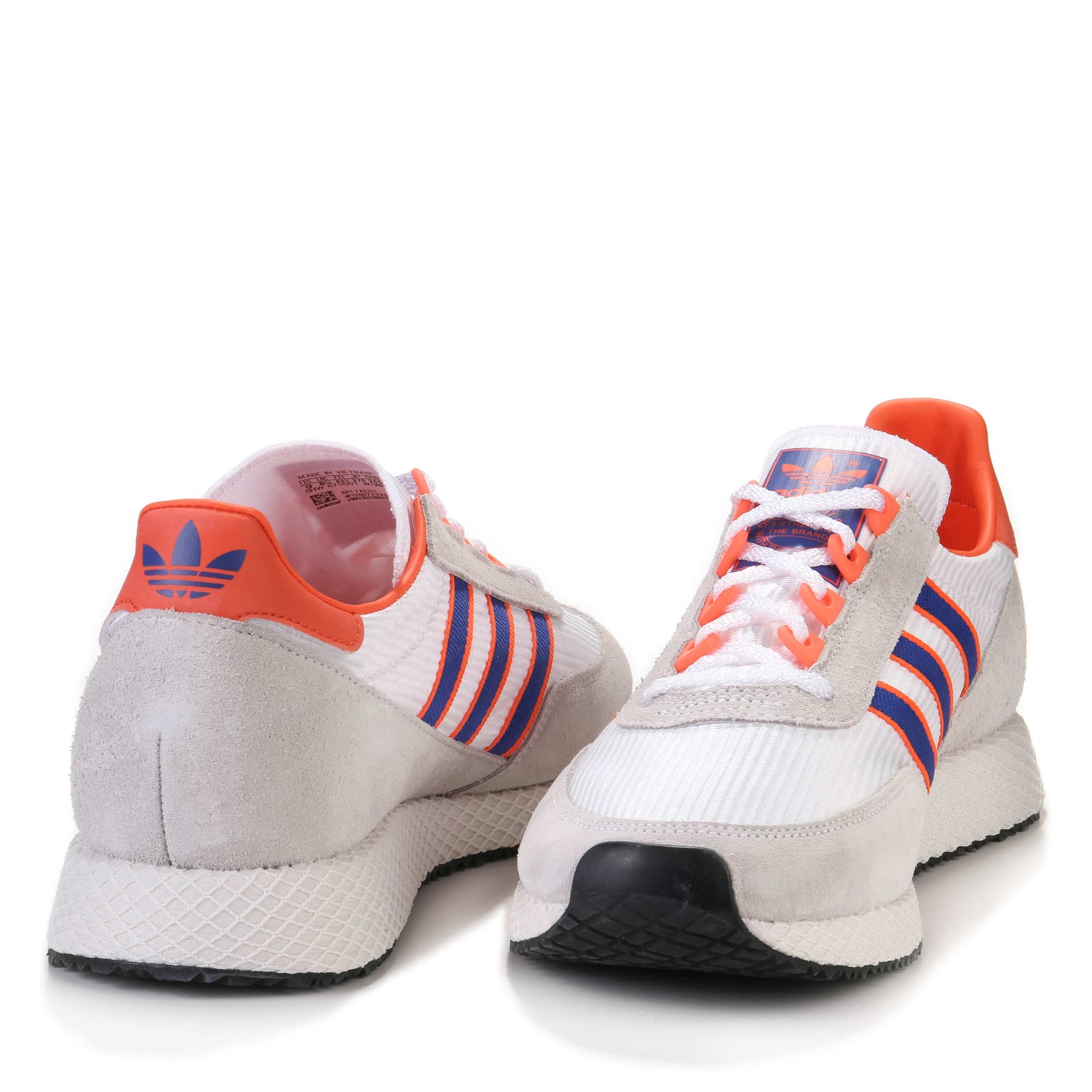 Glenbuck footwear white/royalblue/true orange