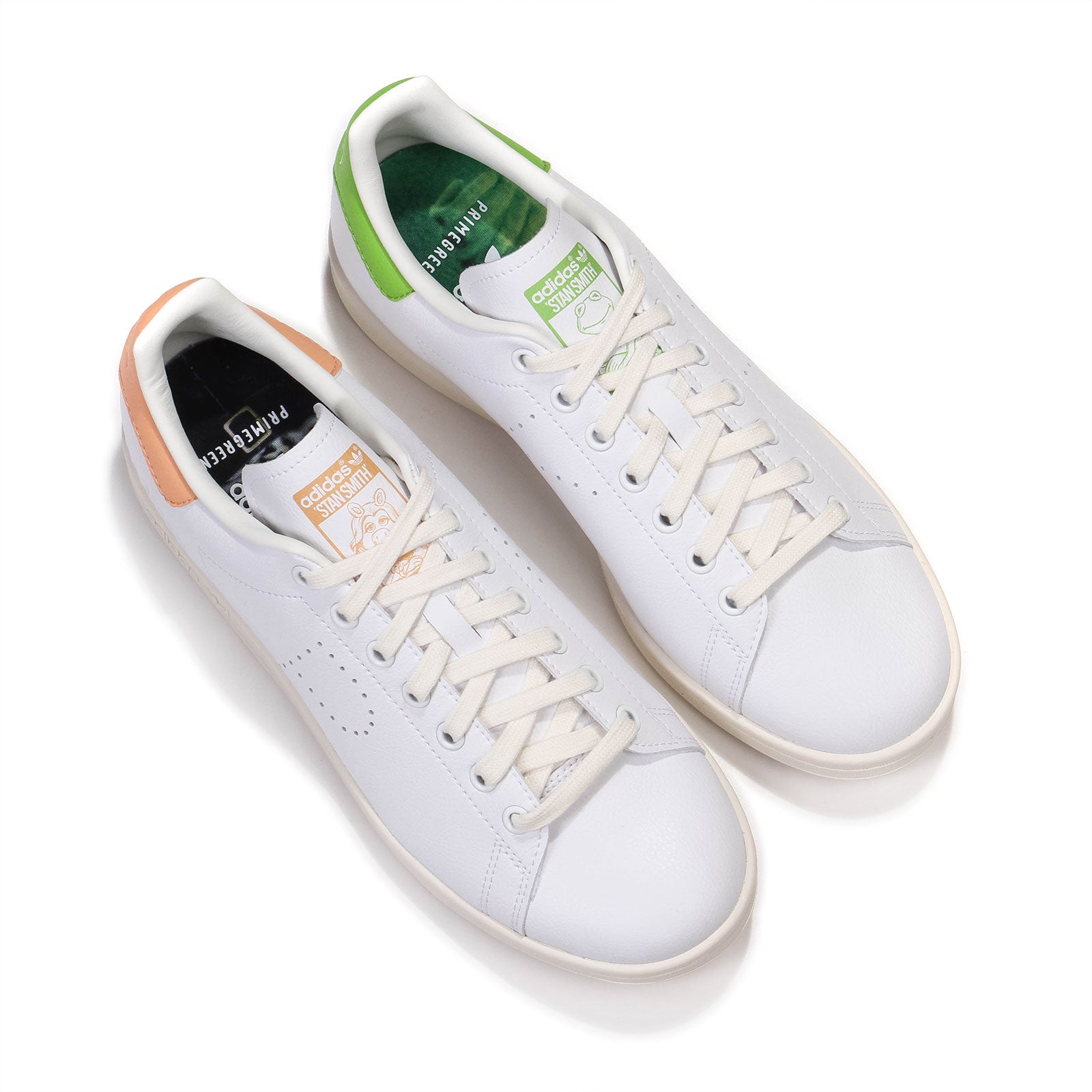 Stan Smith Ms Piggy & Kermit white