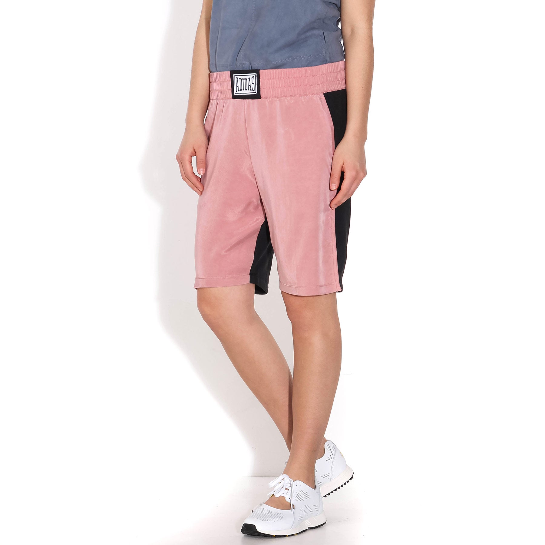 Cupro Mix Shorts black/ashpink