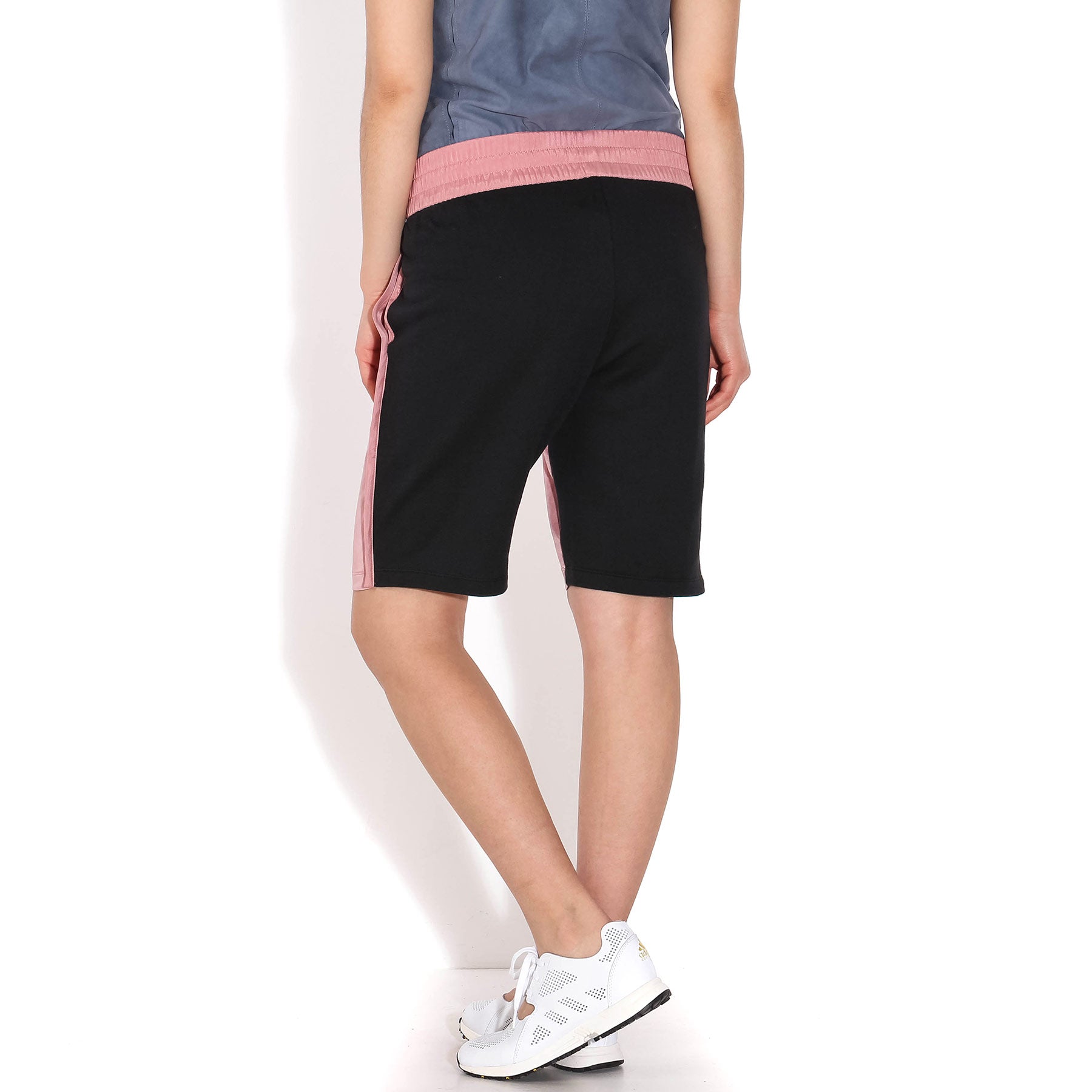 Cupro Mix Shorts black/ashpink