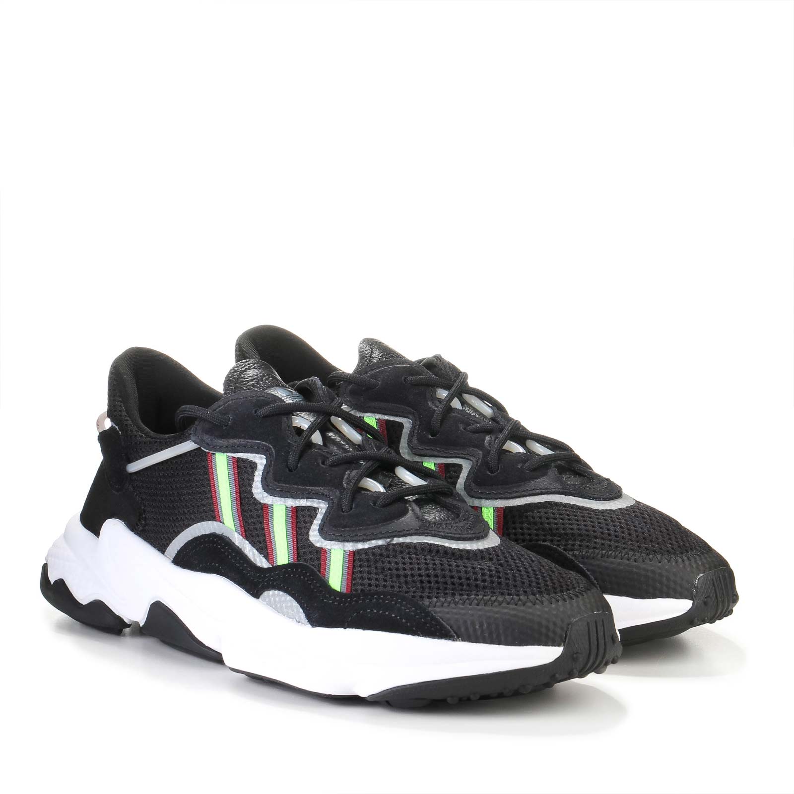 Ozweego core black/solar green onix Adidas