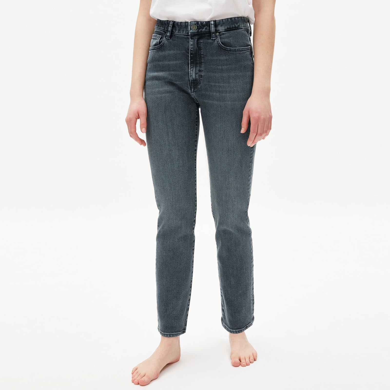 Carenaa Jeans washed sulphur black