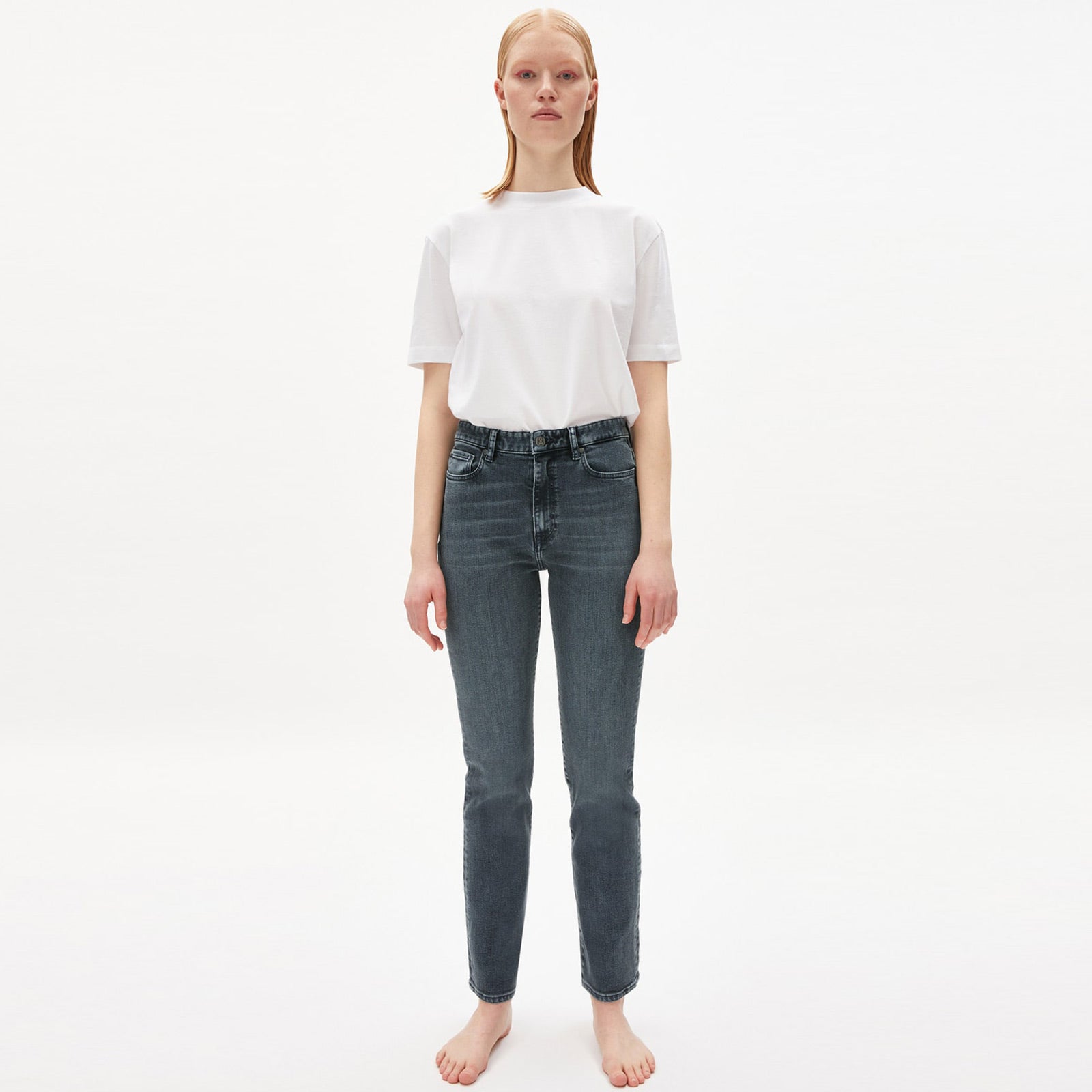 Carenaa Jeans washed sulphur black