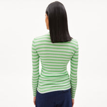 Alaania Striped Jumper light appleapple neon