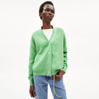 Bombaa Cardigan apple neon-oatmilk