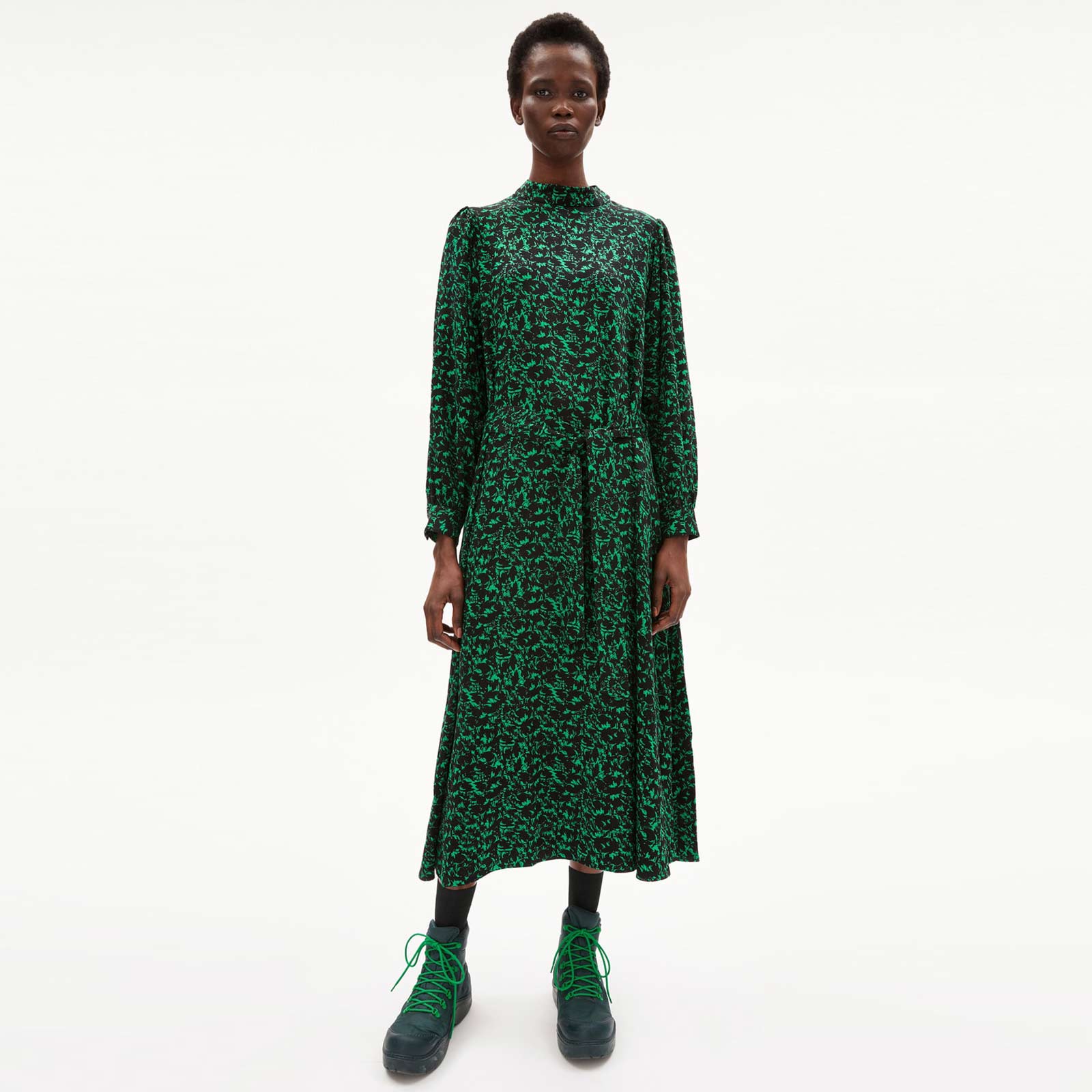 Dagmaar Abstract Dress flash green