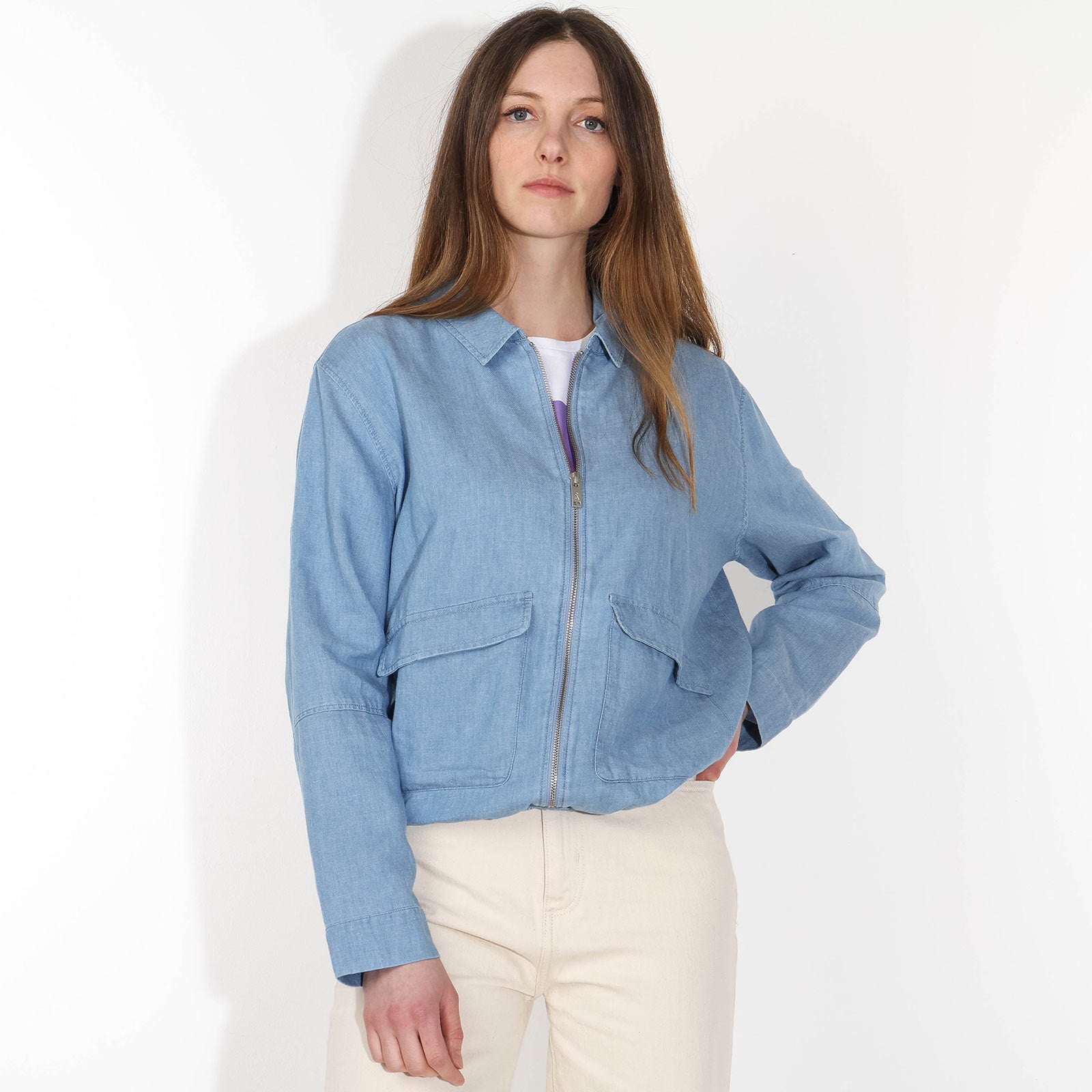 Hilmaa Jacket foggy blue