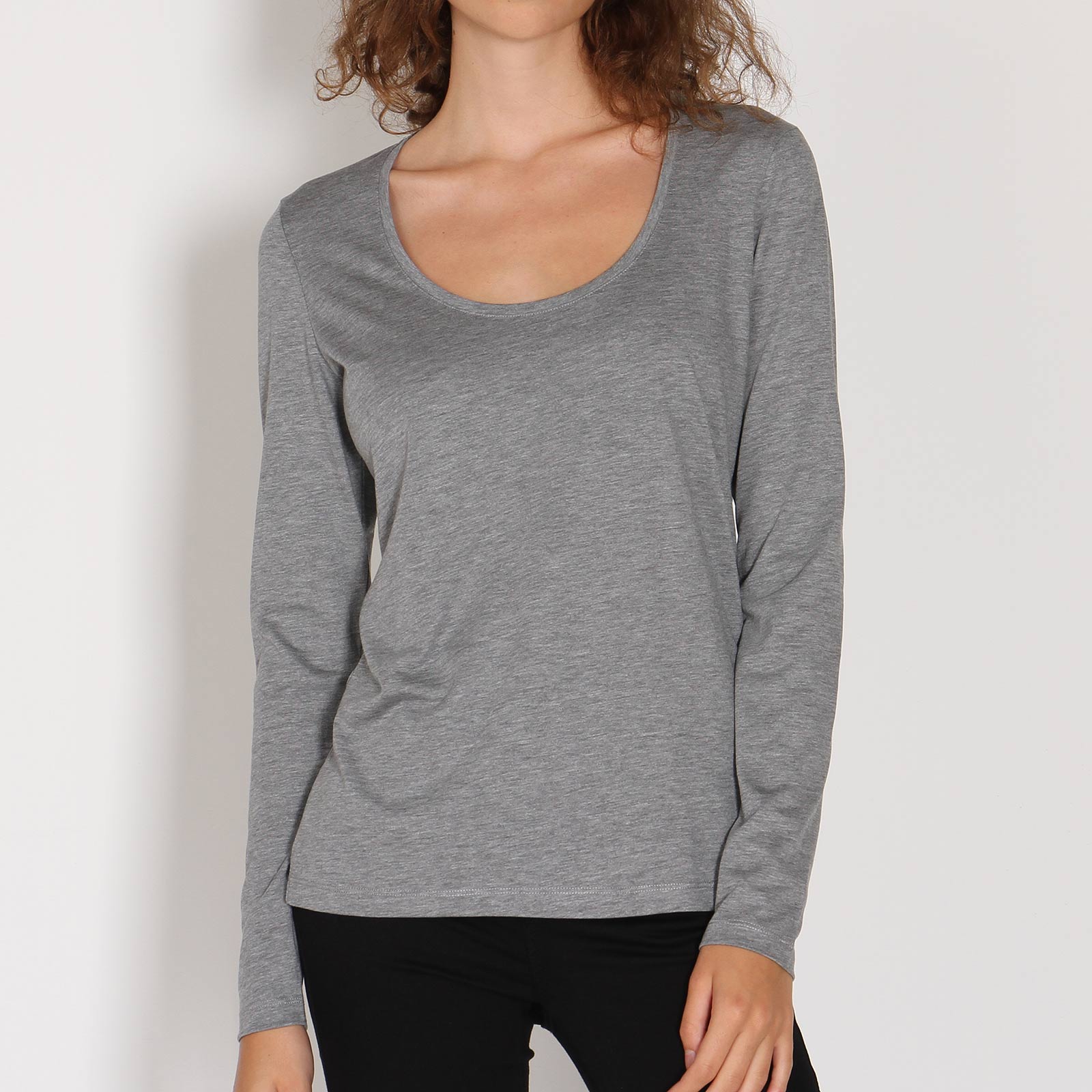 Jamaal Top mid grey melange