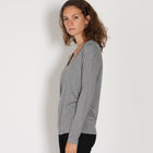 Jamaal Top mid grey melange