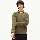 Kravaa Linen Jumper oliva