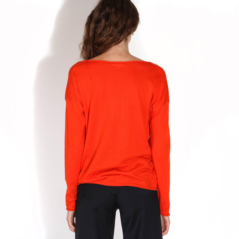 Ladaa Jumper glossy orange