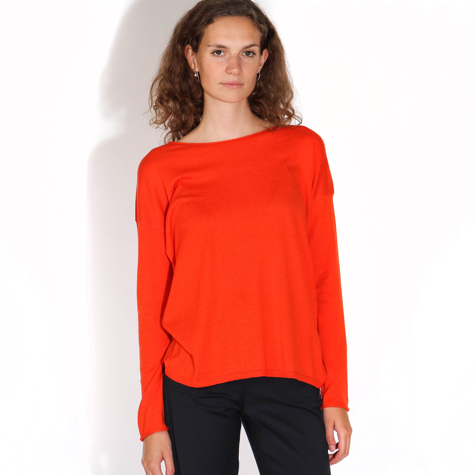 Ladaa Jumper glossy orange