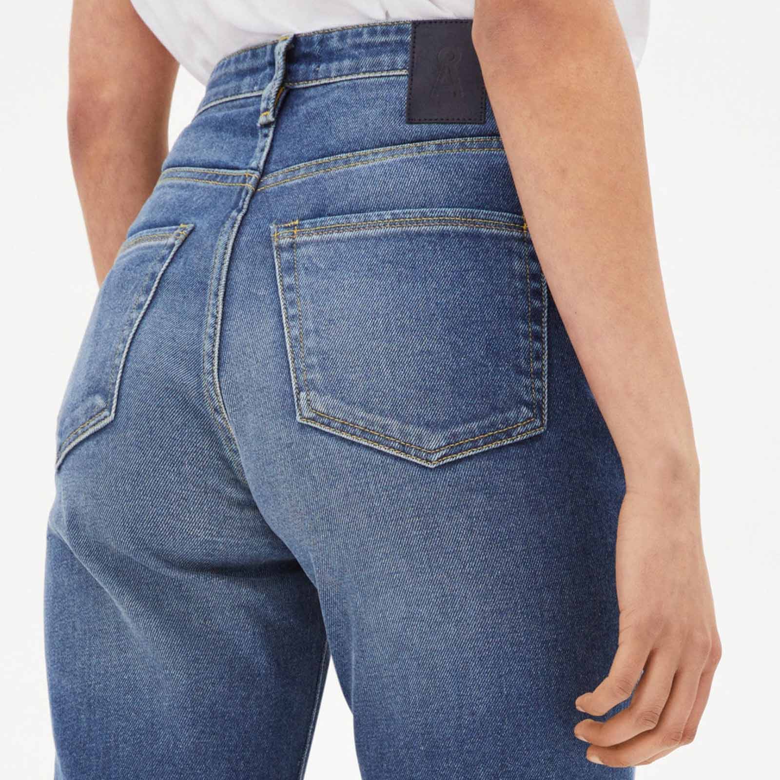 Lejaa High Waist Slim Jeans dark