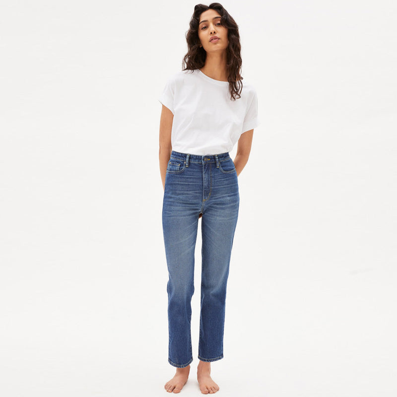 Lejaa High Waist Slim Jeans dark