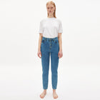 Mairaa Detail Retro Jeans light mosaic blue