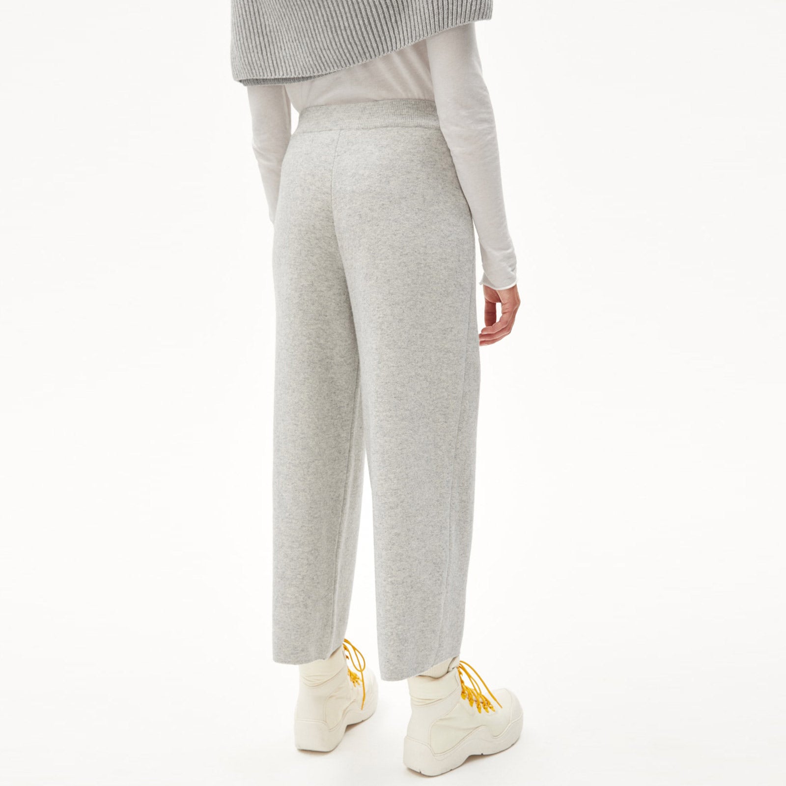 Nadiaa Pants light grey melange