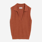 Robertaa Lino Sleeveless Top brick