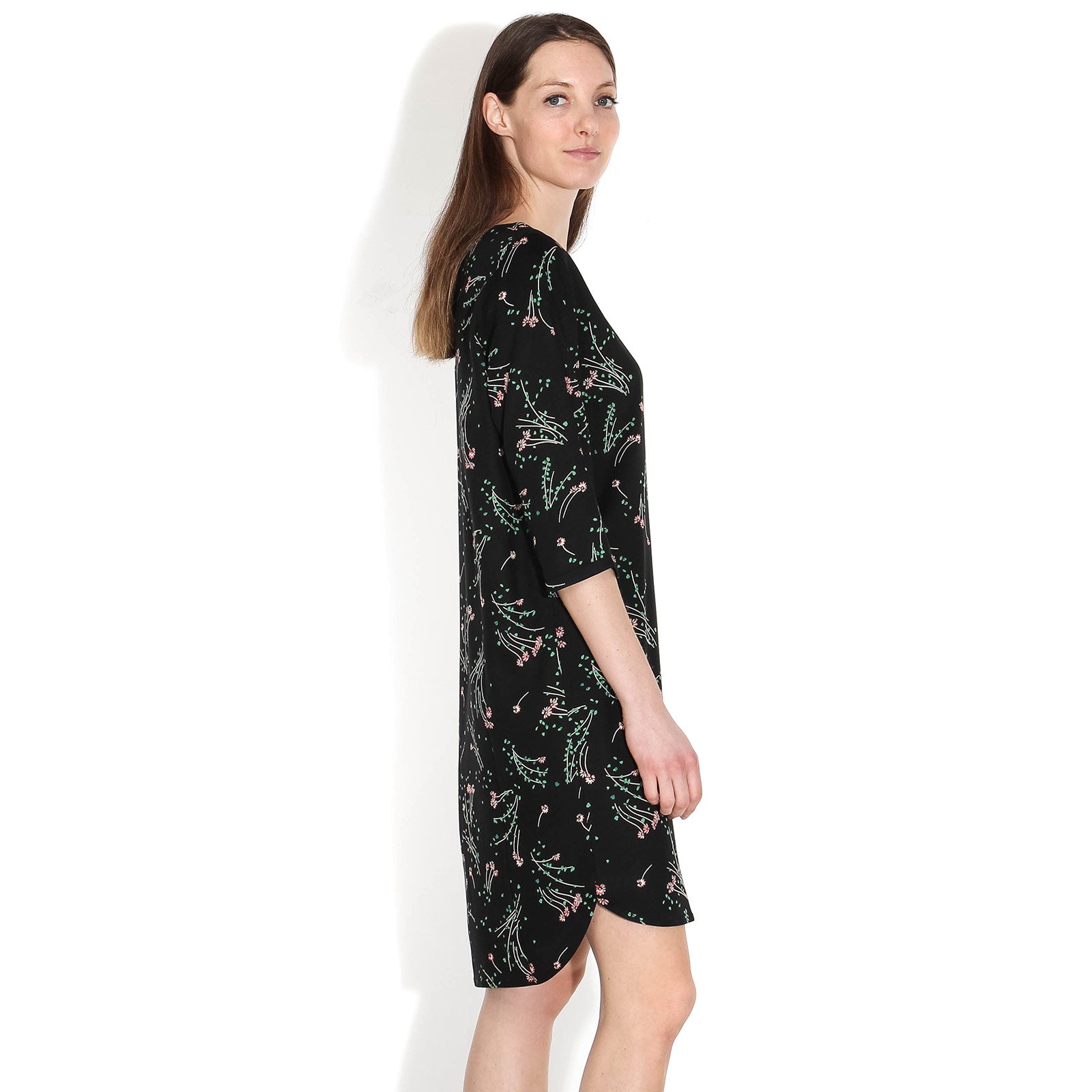 Fianna Spring Ditsies Dress black