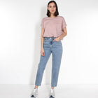 Mairaa Mom Fit Jeans faded blue