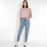 Mairaa Mom Fit Jeans faded blue