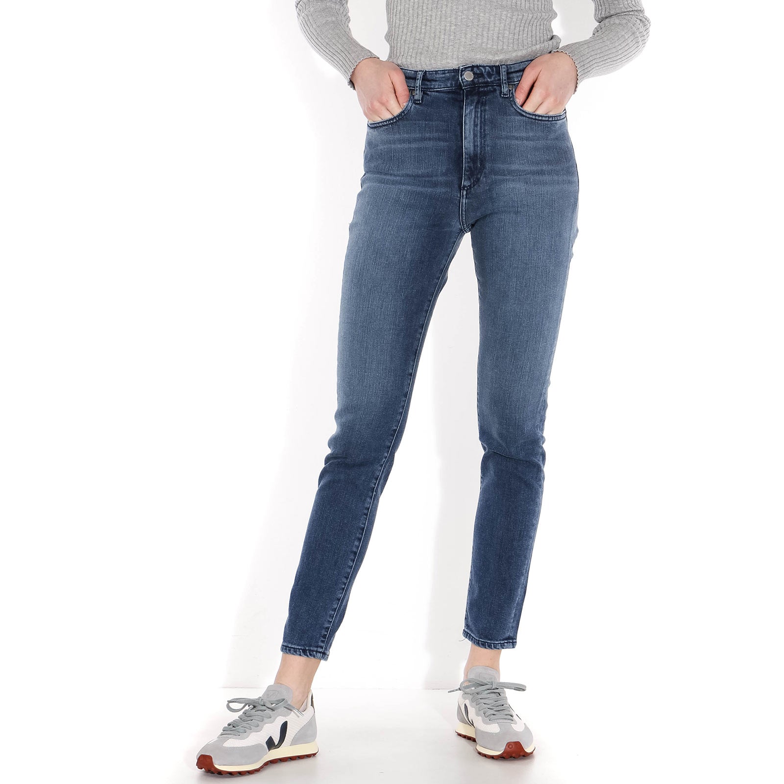 Ingaa High Waist Jeans stone wash