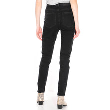 Ingaa High Waist Jeans washed down black