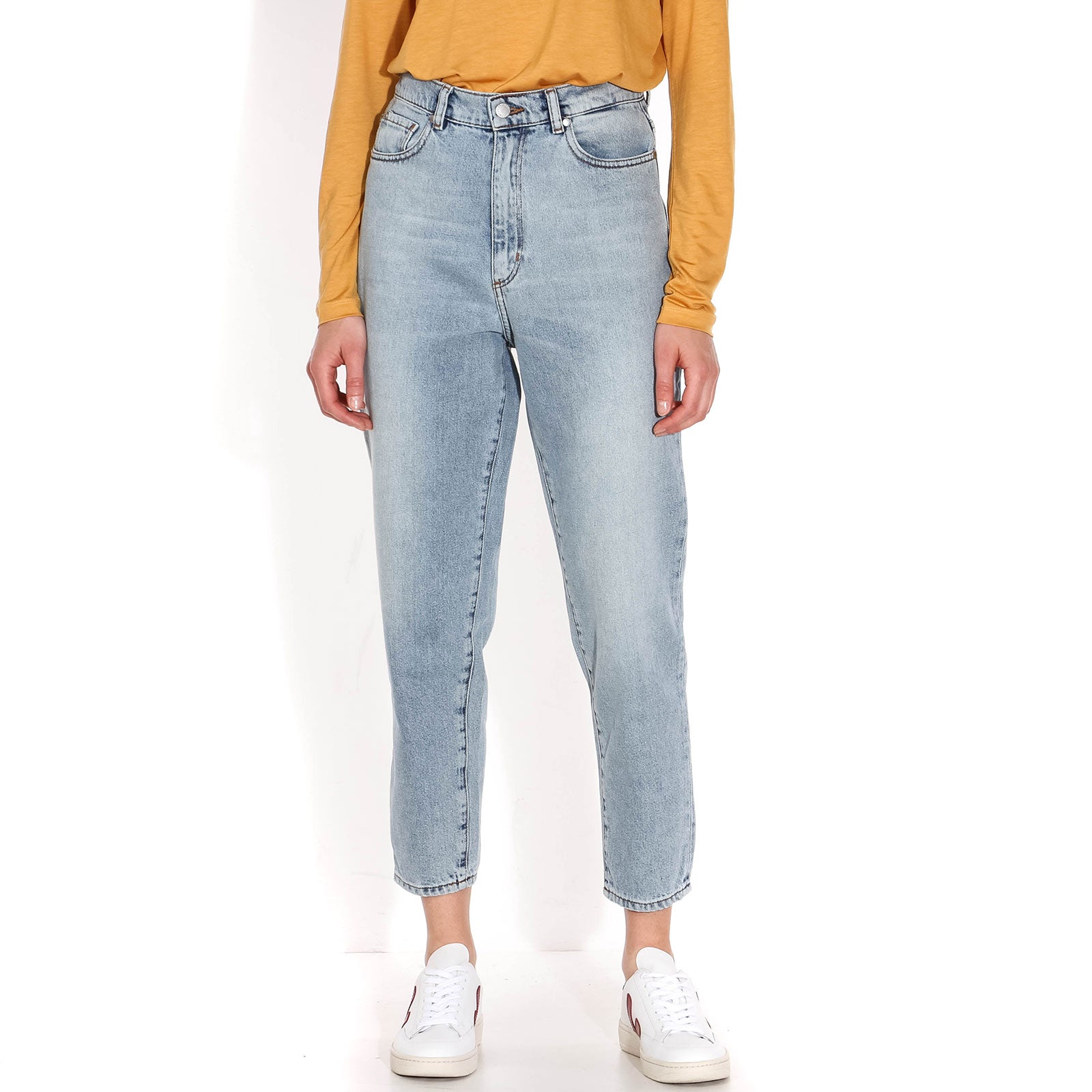 Mairaa Mom Fit Jeans faded blue