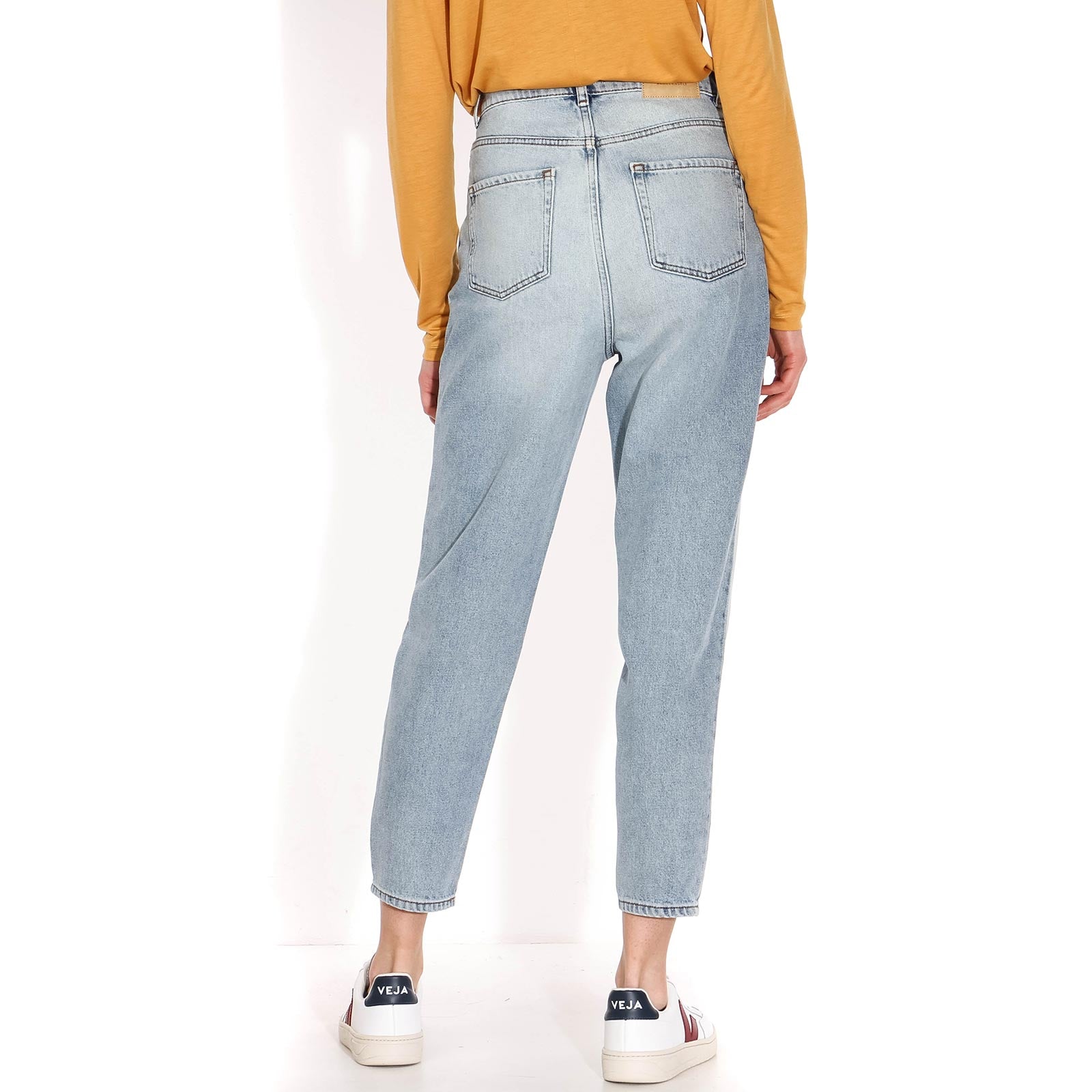 Mairaa Mom Fit Jeans faded blue