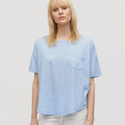 Melinaa Pocket Tee pure blue