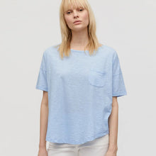 Melinaa Pocket Tee pure blue