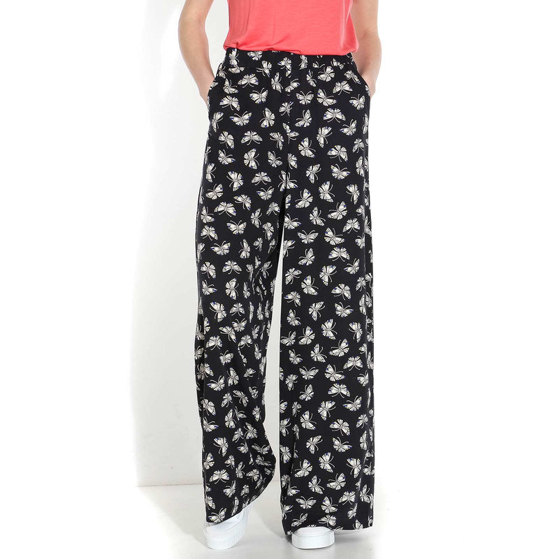 Naima Butterfly Trouser dark navy