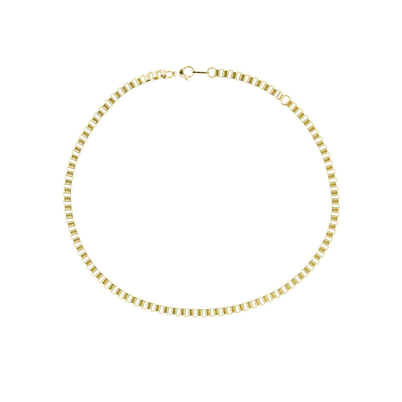 Boxchain Necklace gold