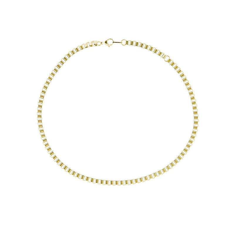 Boxchain Necklace gold