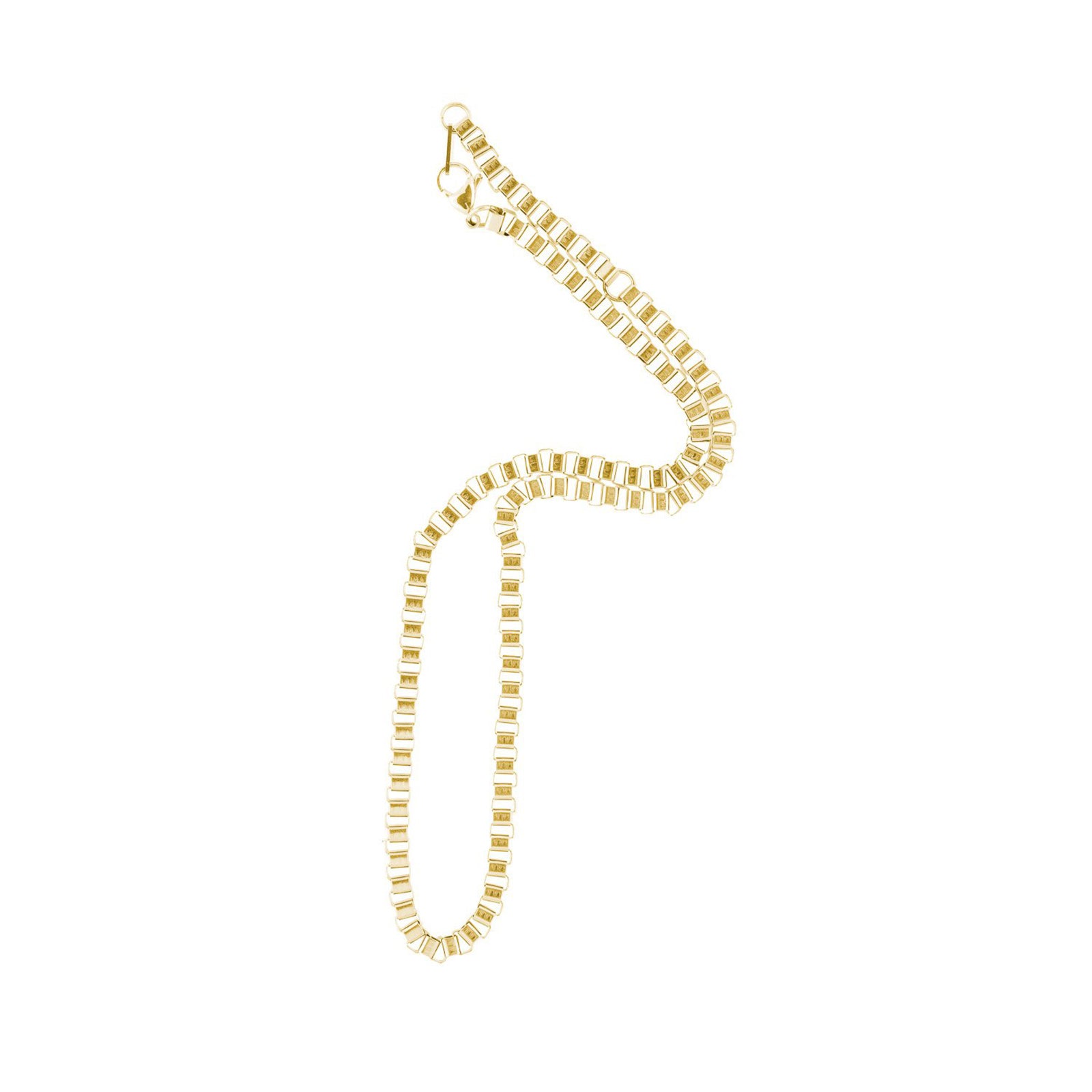 Boxchain Necklace gold