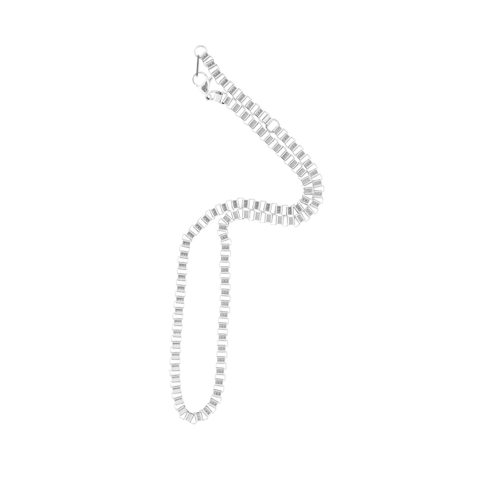 Boxchain Necklace silver