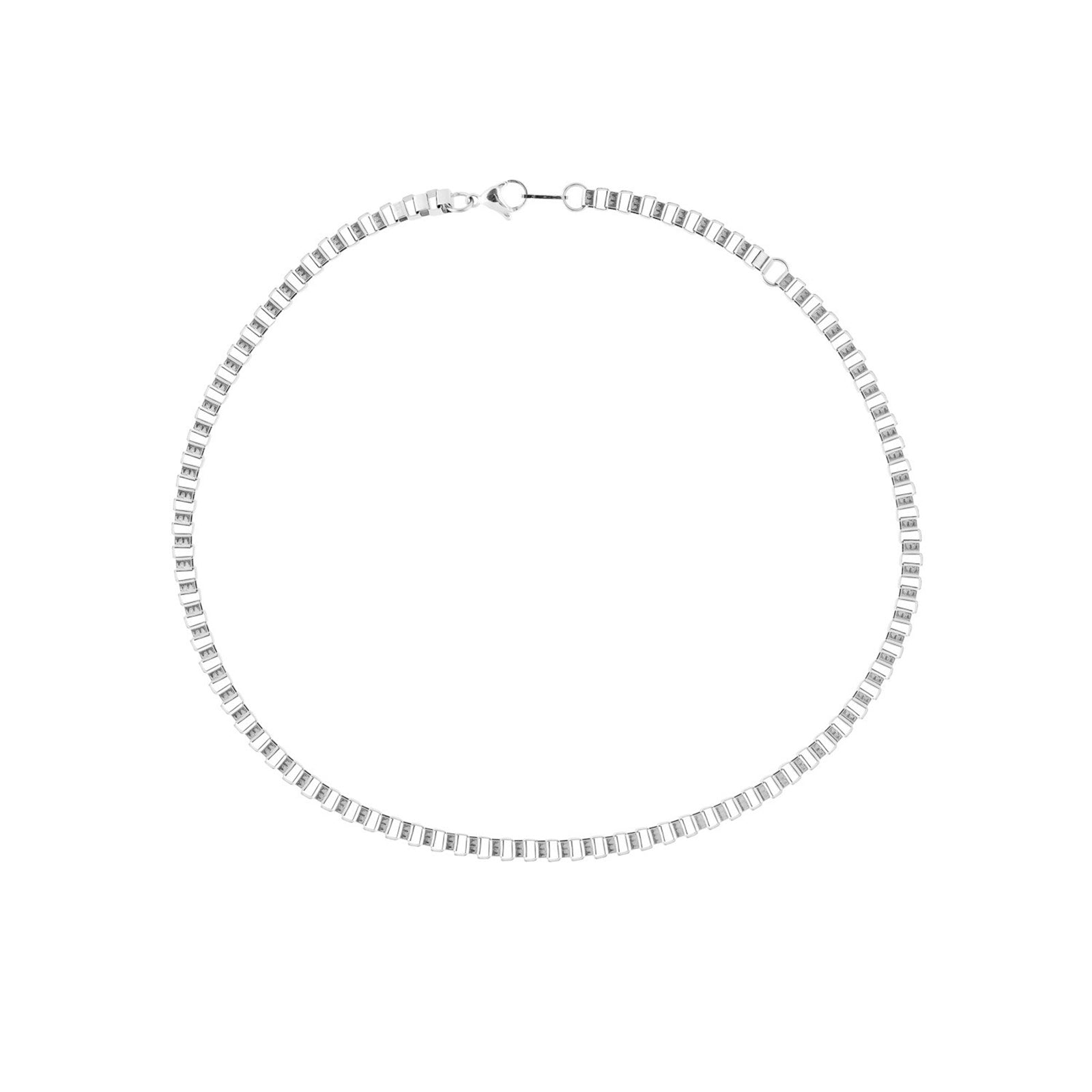 Boxchain Necklace silver