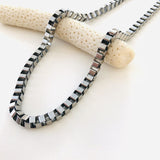 Boxchain Necklace silver